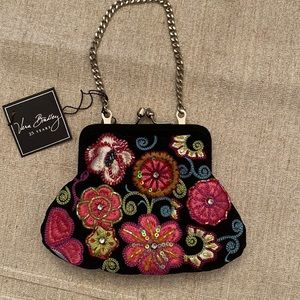 NWT Vintage Vera Bradley 25th Anniversary Chain Wallet/Petite Purse